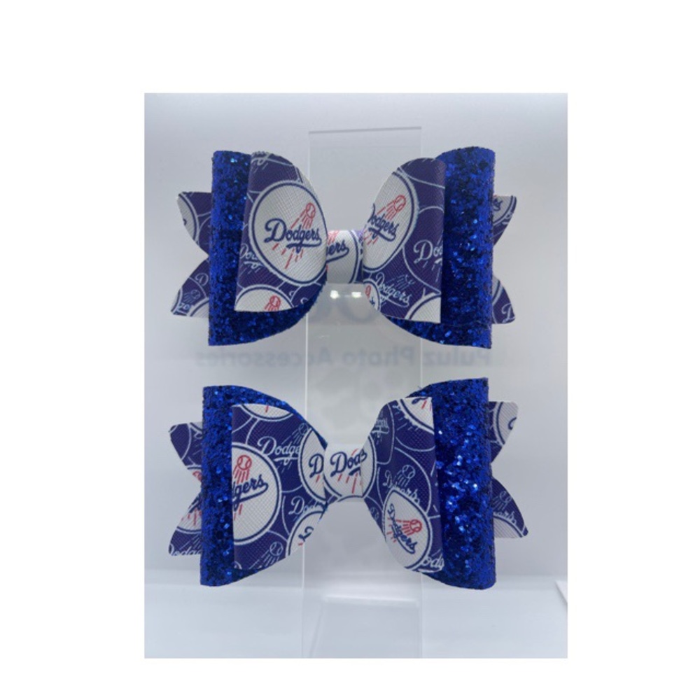 Dodgers Hair Bows